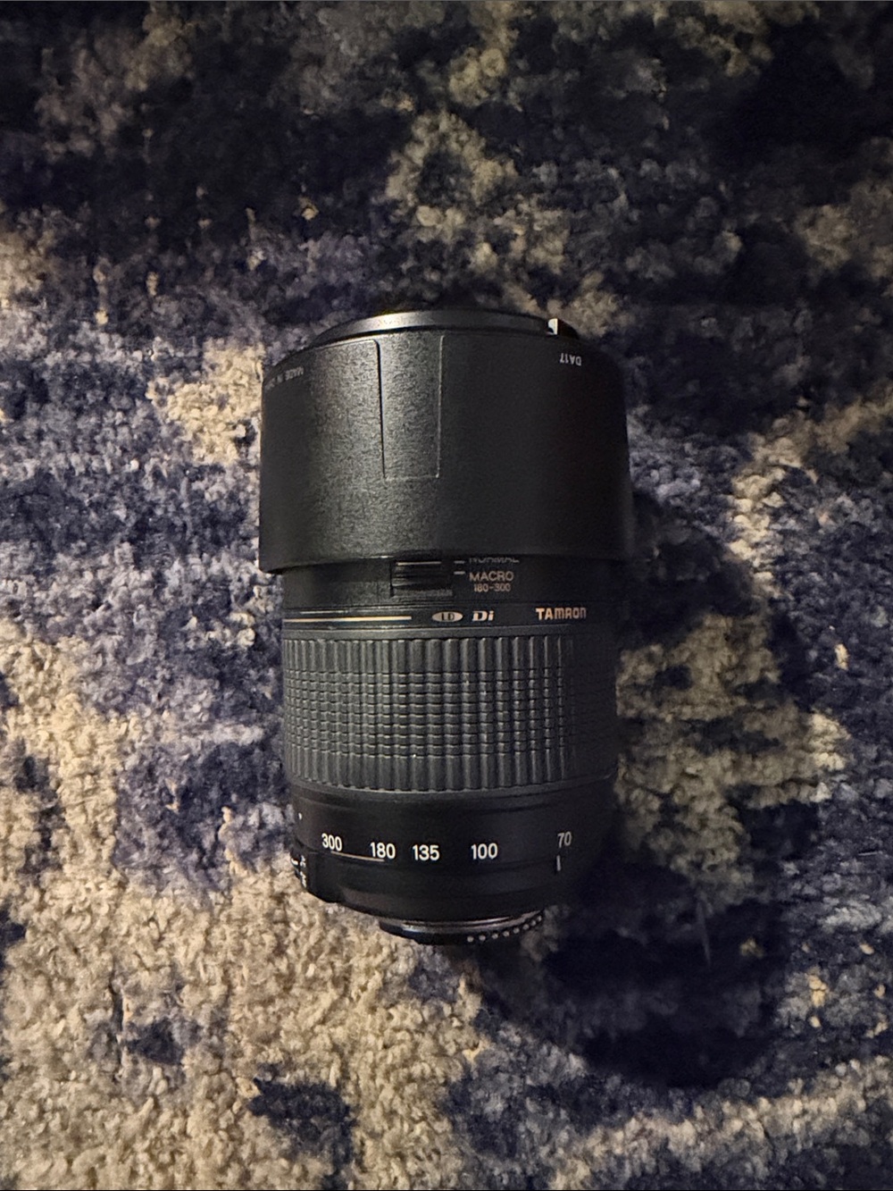 70-300mm Black Telephoto Zoom Lens
